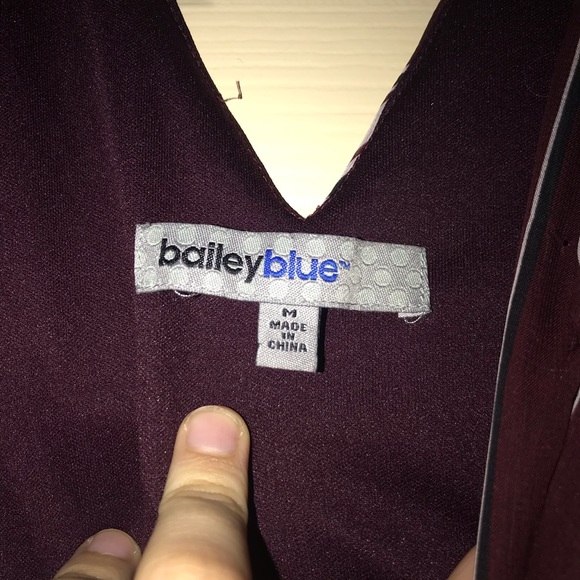 maroon dress - Picture 5 of 6